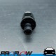 PROFLOW 400 Series Straight Hose End Fitting Black Push On  AN -5 (AN5)