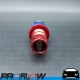 PROFLOW 400 Series Straight Hose End Fitting Blue/Red Push On  AN -10 (AN10)