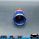 PROFLOW 400 Series Straight Hose End Fitting Blue/Red Push On  AN -10 (AN10)