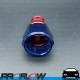 PROFLOW 400 Series Straight Hose End Fitting Blue/Red Push On  AN -12 (AN12)