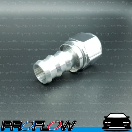 PROFLOW 400 Series Straight Hose End Fitting Polished Push On  AN -12 (AN12)