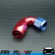 PROFLOW 500 Series 120 Degree Hose End Fitting Blue/Red Cutter  AN -8 (AN8)