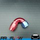 PROFLOW 500 Series 120 Degree Hose End Fitting Blue/Red Cutter  AN -8 (AN8)