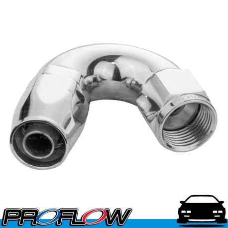 PROFLOW 500 Series 150 Degree Hose End Fitting Polished Cutter  AN -16 (AN16)