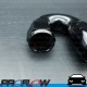 PROFLOW 500 Series 180 Degree Hose End Fitting Black Cutter  AN -8 (AN8)