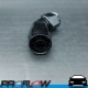 PROFLOW 500 Series 45 Degree Hose End Fitting Black Cutter  AN -8 (AN8)