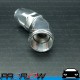 PROFLOW 500 Series 45 Degree Hose End Fitting Polished Cutter  AN -10 (AN10)