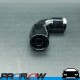 PROFLOW 500 Series 90 Degree Hose End Fitting Black Cutter  AN -6 (AN6)