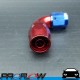 PROFLOW 500 Series 90 Degree Hose End Fitting Blue/Red Cutter  AN -6 (AN6)