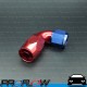 PROFLOW 500 Series 90 Degree Hose End Fitting Blue/Red Cutter  AN -8 (AN8)