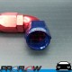 PROFLOW 500 Series 90 Degree Hose End Fitting Blue/Red Cutter  AN -8 (AN8)