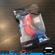 PROFLOW 500 Series 90 Degree Hose End Fitting Blue/Red Cutter  AN -10 (AN10)