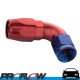 PROFLOW 500 Series 90 Degree Hose End Fitting Blue/Red Cutter  AN -10 (AN10)