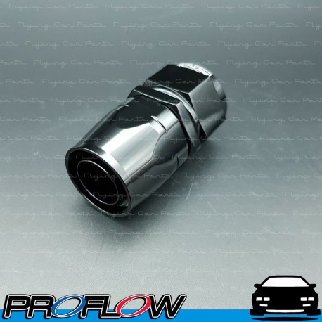 PROFLOW 500 Series Straight Hose End Fitting Black Cutter  AN -16 (AN16)