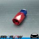 PROFLOW 500 Series Straight Hose End Fitting Blue/Red Cutter  AN -6 (AN6)