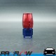 PROFLOW 500 Series Straight Hose End Fitting Blue/Red Cutter  AN -6 (AN6)