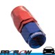 PROFLOW 500 Series Straight Hose End Fitting Blue/Red Cutter  AN -16 (AN16)