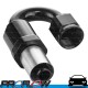 PROFLOW 600 Series Crimp Hose Ends Fitting 180 Degree Black AN -8 (AN8)