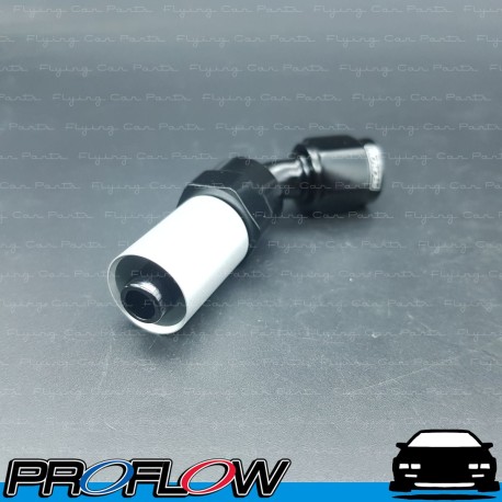 PROFLOW 600 Series Crimp Hose Ends Fitting 45 Degree Black  AN -6 (AN6)