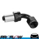 PROFLOW 600 Series Crimp Hose Ends Fitting 90 Degree Black  AN -4 (AN4)