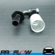 PROFLOW 600 Series Crimp Hose Ends Fitting 90 Degree Black  AN -6 (AN6)