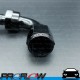 PROFLOW 600 Series Crimp Hose Ends Fitting 90 Degree Black  AN -10 (AN10)