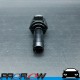 PROFLOW 600 Series Crimp Hose Ends Straight Fitting Black  AN -6 (AN6)