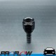 PROFLOW 600 Series Crimp Hose Ends Straight Fitting Black  AN -6 (AN6)