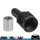 PROFLOW 600 Series Crimp Hose Ends Straight Fitting Black  AN -16 (AN16)