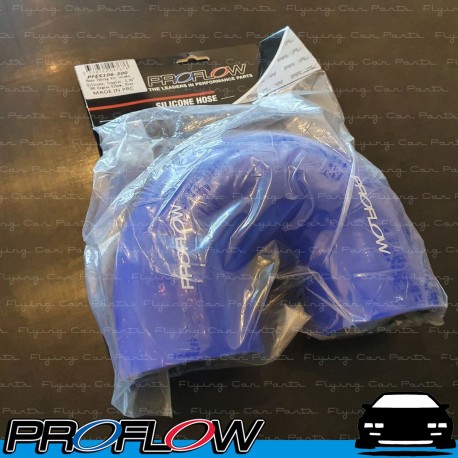 PROFLOW Silicone Intercooler Hose Elbow Blue 180 Degree 3"