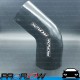 PROFLOW Silicone Hose Reducer Elbow Black - 45 Degree 3" to 3.5"