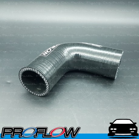 PROFLOW Silicone Hose Elbow Black 90 Degree 1.5"