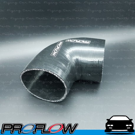 PROFLOW Silicone Intercooler Hose Elbow Black 90 Degrees 4"