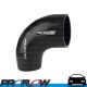 PROFLOW Silicone Hose Reducer Elbow Black 90 Degree 2" to 2.5"