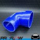 PROFLOW Silicone Hose Reducer Elbow Blue 90 Degree 3" 4"