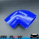 PROFLOW Silicone Hose Reducer Elbow Blue 90 Degree 3" 4"