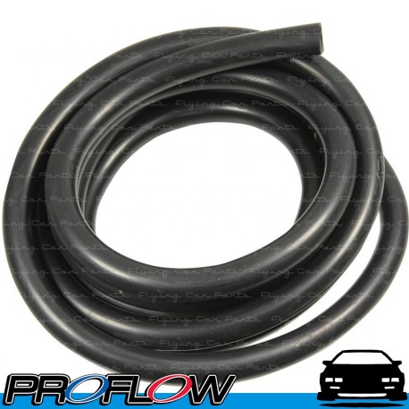 PROFLOW Silicone Vacuum Hose 3 Metres Black 4mm 5/32"