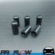 PROFLOW 6 x Silicone Vacuum Port Block Off Caps 1/4" Black