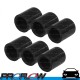 PROFLOW 6 x Silicone Vacuum Port Block Off Caps 11/16" Black