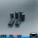 PROFLOW 6 x Silicone Vacuum Port Block Off Caps 3/16" Black