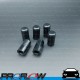 PROFLOW 6 x Silicone Vacuum Port Block Off Caps 5/16" Black