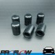 PROFLOW 6 x Silicone Vacuum Port Block Off Caps 5/8" Black