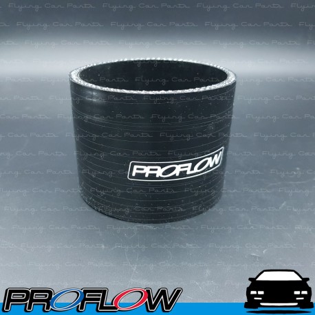 PROFLOW Straight Silicone Hose 3" Length Black - 3.5"