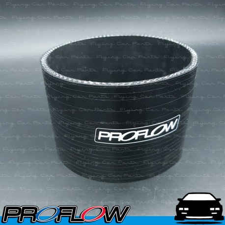 PROFLOW Straight Silicone Hose 3" Length Black - 4.25"