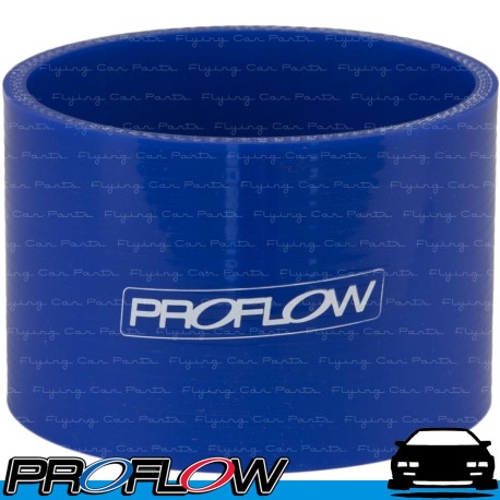 PROFLOW Straight Silicone Hose 3" Length Blue - 2.5"