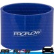 PROFLOW Straight Silicone Hose 3" Length Blue - 2.75"