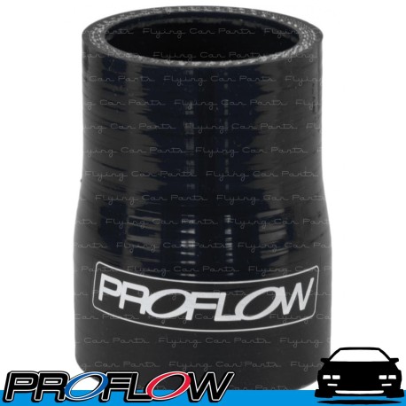 PROFLOW Straight Silicone Hose Reducer Black 1.75" 2.25"