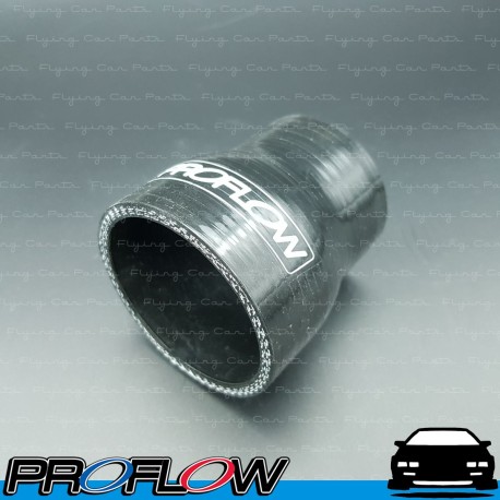 PROFLOW Straight Silicone Hose Reducer Black 2" to 2.5"