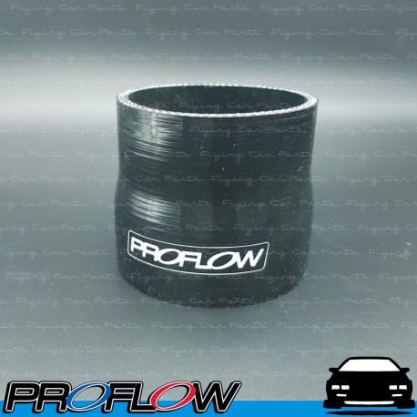 PROFLOW Straight Silicone Hose Reducer Black 3" 3.25"