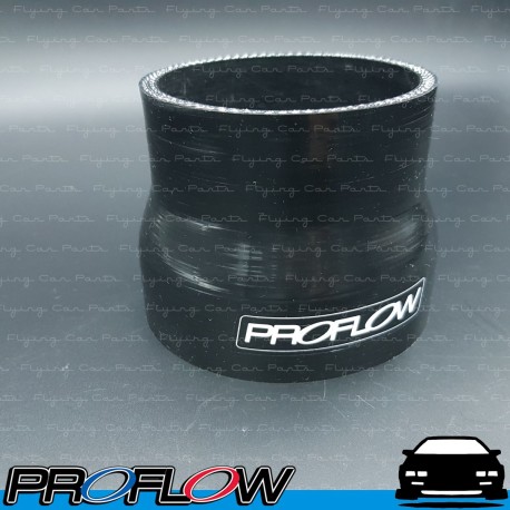 PROFLOW Straight Silicone Hose Reducer Black 3" 3.5"